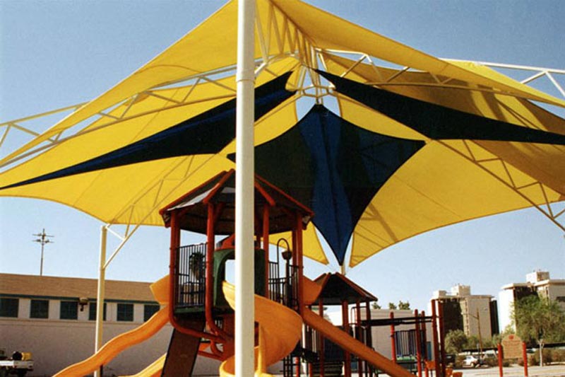 PG-01 پوشش زمین بازی با سازه چادری